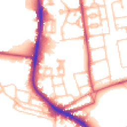 Daytime road noise heatmap for SW15 5FG