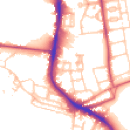 Daytime road noise heatmap for SW15 5GD
