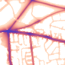 Daytime road noise heatmap for SW15 5RB