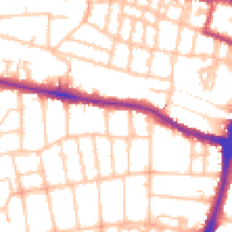 Daytime road noise heatmap for SW15 6DL