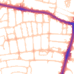 Daytime road noise heatmap for SW15 6LU