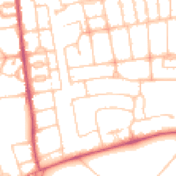 Daytime road noise heatmap for SW15 6XB
