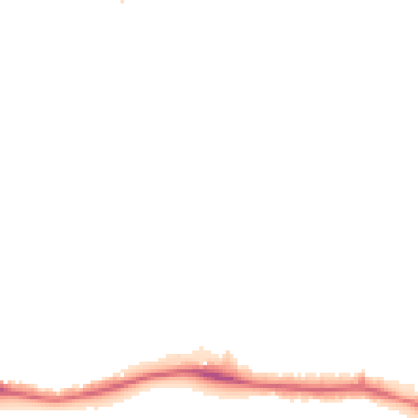 Night-time road noise heatmap for SW16 2QJ