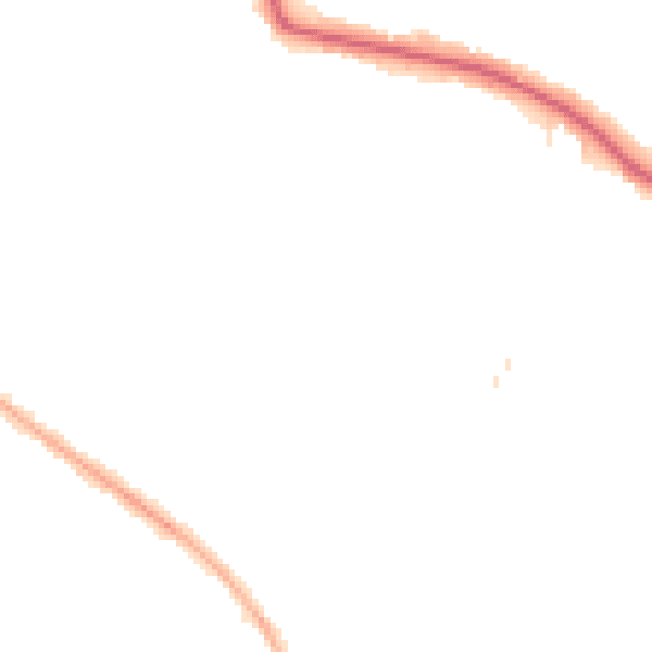 Night-time road noise heatmap for SW16 3SE