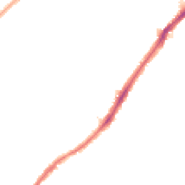 Night-time road noise heatmap for SW16 6QW