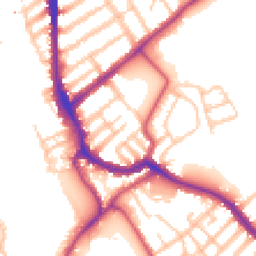 Daytime road noise heatmap for SW17 0AG