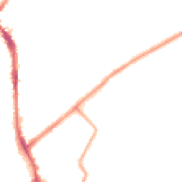 Night-time road noise heatmap for SW17 0AL
