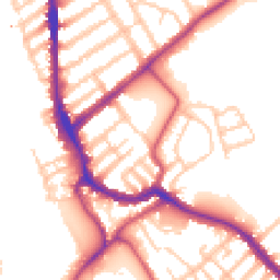 Daytime road noise heatmap for SW17 0AU