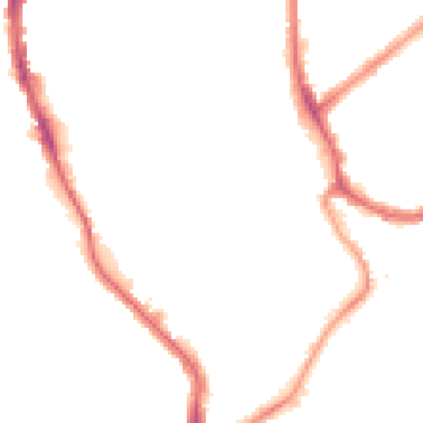 Night-time road noise heatmap for SW17 0BA