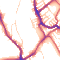 Daytime road noise heatmap for SW17 0BB