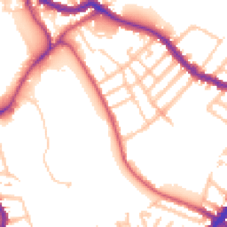 Daytime road noise heatmap for SW17 0BU