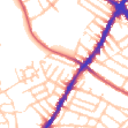 Daytime road noise heatmap for SW17 0DG