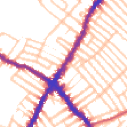 Daytime road noise heatmap for SW17 0DP