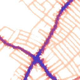 Daytime road noise heatmap for SW17 0DS