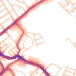 Daytime road noise heatmap for SW17 0FY