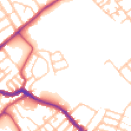 Daytime road noise heatmap for SW17 0GF