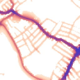 Daytime road noise heatmap for SW17 0JE