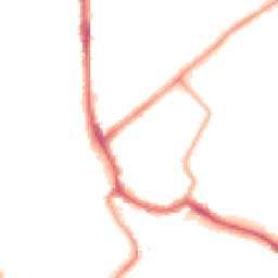 Night-time road noise heatmap for SW17 0JX