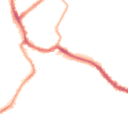 Night-time road noise heatmap for SW17 0LY
