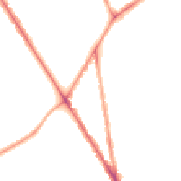 Night-time road noise heatmap for SW17 7ED