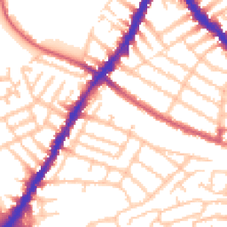 Daytime road noise heatmap for SW17 9DD