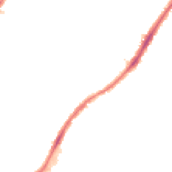 Night-time road noise heatmap for SW17 9ER