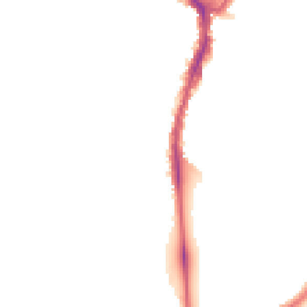 Night-time road noise heatmap for SW17 9HU