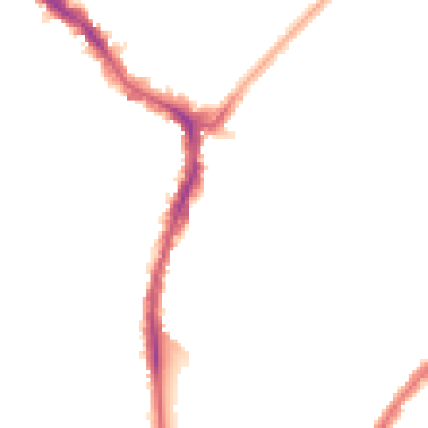 Night-time road noise heatmap for SW17 9JJ