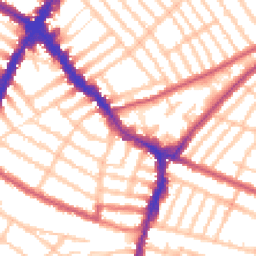 Daytime road noise heatmap for SW17 9PG