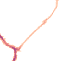 Night-time road noise heatmap for SW17 9PN