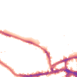 Night-time road noise heatmap for SW18 1DD