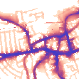 Daytime road noise heatmap for SW18 1HZ