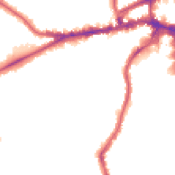 Night-time road noise heatmap for SW18 1QH
