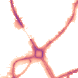 Night-time road noise heatmap for SW18 1TS