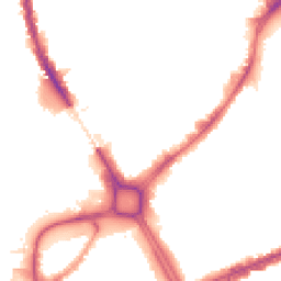 Night-time road noise heatmap for SW18 1TW