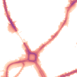 Night-time road noise heatmap for SW18 1TX