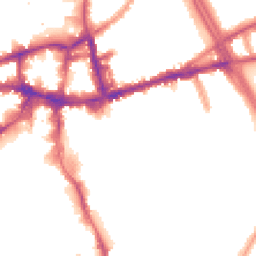 Night-time road noise heatmap for SW18 2DB