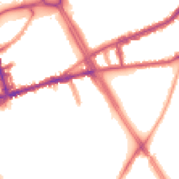 Night-time road noise heatmap for SW18 2QS