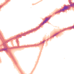 Night-time road noise heatmap for SW18 2SP