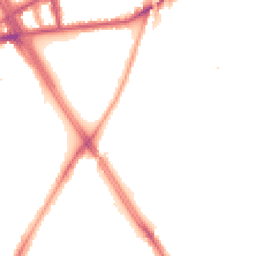 Night-time road noise heatmap for SW18 2TQ