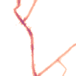 Night-time road noise heatmap for SW18 3QF