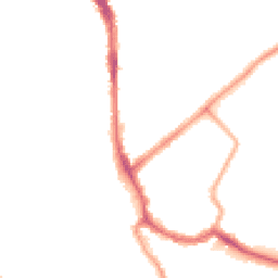 Night-time road noise heatmap for SW18 3TG