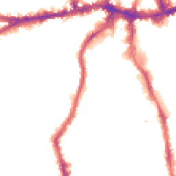 Night-time road noise heatmap for SW18 4AX