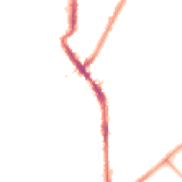 Night-time road noise heatmap for SW18 4EG
