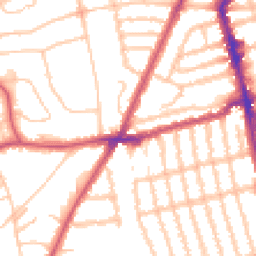 Daytime road noise heatmap for SW18 5RJ