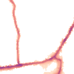 Night-time road noise heatmap for SW19 1AS