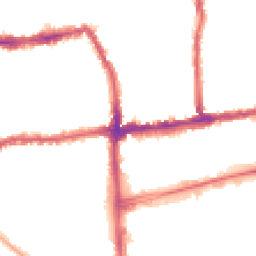 Night-time road noise heatmap for SW19 1AU