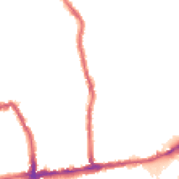 Night-time road noise heatmap for SW19 1AW