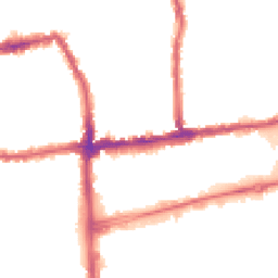 Night-time road noise heatmap for SW19 1AY