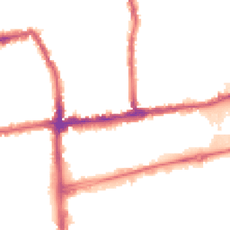 Night-time road noise heatmap for SW19 1AZ